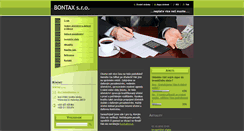 Desktop Screenshot of bontax.cz